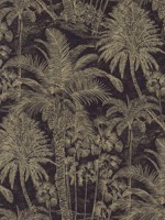 Yubi Black Palm Trees Wallpaper 4035832525 by Advantage Wallpaper for sale at Wallpapers To Go