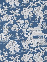Japanese Garden Wedgewood Wallpaper T13306 by Thibaut Wallpaper for sale at Wallpapers To Go