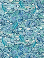 Heron Stream Turquoise Wallpaper T13333 by Thibaut Wallpaper for sale at Wallpapers To Go