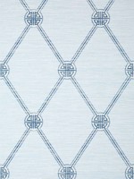 Turnberry Trellis Spa Blue Wallpaper T13350 by Thibaut Wallpaper for sale at Wallpapers To Go