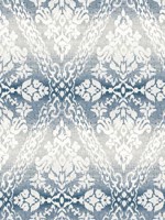 Tudor Diamond Damask Navy Wallpaper DM4932 by York Wallpaper for sale at Wallpapers To Go