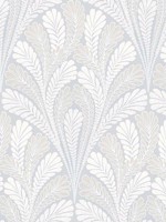 Shell Damask Blue Wallpaper DM5021 by York Wallpaper for sale at Wallpapers To Go