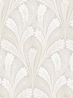 Shell Damask Gray Wallpaper DM5022 by York Wallpaper for sale at Wallpapers To Go