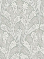 Shell Damask Green Wallpaper DM5023 by York Wallpaper for sale at Wallpapers To Go