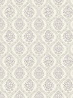Petite Ogee Taupe Wallpaper DM5027 by York Wallpaper for sale at Wallpapers To Go
