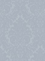 Betina Light Blue Damask Wallpaper 405824806 by Brewster Wallpaper for sale at Wallpapers To Go