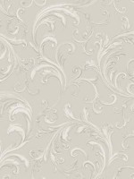 Noemi Silver Acanthus Wallpaper 405824834 by Brewster Wallpaper for sale at Wallpapers To Go