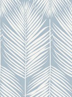 Athena Palm Hampton Blue Wallpaper ET10802 by Seabrook Wallpaper for sale at Wallpapers To Go