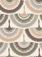 Feather and Fringe Pink Wallpaper BO6641 by Antonina Vella Wallpaper for sale at Wallpapers To Go