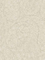 Kashmir Dreams Paisley Off White Wallpaper BO6652 by Antonina Vella Wallpaper for sale at Wallpapers To Go