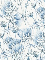 Mariell Blue Dragonfly Wallpaper 297390403 by A Street Prints Wallpaper for sale at Wallpapers To Go