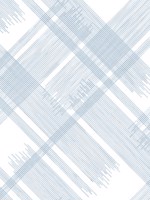 Zag Blue Modern Plaid Wallpaper 297390705 by A Street Prints Wallpaper for sale at Wallpapers To Go