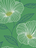 Mythic Green Floral Wallpaper 297391133 by A Street Prints Wallpaper for sale at Wallpapers To Go