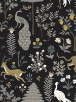 Menagerie Blue Wallpaper RP7302 by Rifle Paper Co Wallpaper for sale at Wallpapers To Go