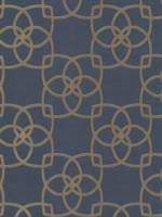 Serendipity Navy Wallpaper DD3711 by Antonina Vella Wallpaper for sale at Wallpapers To Go