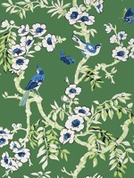 Yukio Green Wallpaper T20841 by Thibaut Wallpaper for sale at Wallpapers To Go
