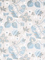 Indienne Hazel Spa Blue Fabric AF15114 by Anna French Fabrics for sale at Wallpapers To Go