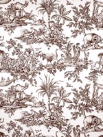 Antilles Toile Brown Fabric AF15169 by Anna French Fabrics for sale at Wallpapers To Go