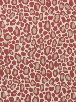 African Leopard Coral Fabric AF72979 by Anna French Fabrics for sale at Wallpapers To Go
