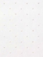 French Knot Embroidery White Fabric AW73010 by Anna French Fabrics for sale at Wallpapers To Go