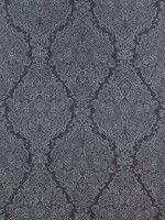Sterling Paisley Charcoal Fabric AW73027 by Anna French Fabrics for sale at Wallpapers To Go