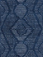 Mali Navy Fabric AF78714 by Anna French Fabrics for sale at Wallpapers To Go
