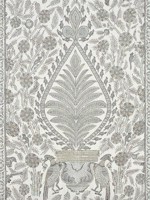 Palampore Grey Fabric AF78724 by Anna French Fabrics for sale at Wallpapers To Go