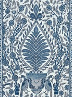 Palampore Blue and White Fabric AF78725 by Anna French Fabrics for sale at Wallpapers To Go