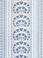Cairo Blue and White Fabric AF9624 by Anna French Fabrics for sale at Wallpapers To Go