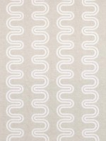 Herriot Way Embroidery White on Flax Fabric AF9639 by Anna French Fabrics for sale at Wallpapers To Go
