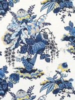 Fairbanks Blue and White Fabric AF9646 by Anna French Fabrics for sale at Wallpapers To Go