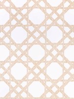 Cyrus Cane Sheer Sand Fabric FWW7133 by Thibaut Fabrics for sale at Wallpapers To Go