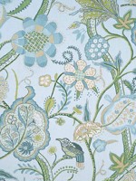Windsor Spa Blue Fabric F914304 by Thibaut Fabrics for sale at Wallpapers To Go