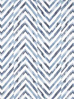 Hamilton Embroidery Blue and White Fabric W714346 by Thibaut Fabrics for sale at Wallpapers To Go