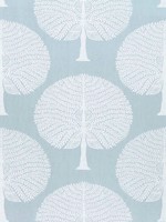 Mulberry Tree Spa Blue Fabric F910600 by Thibaut Fabrics for sale at Wallpapers To Go