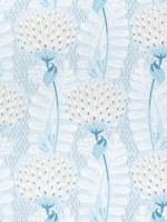 Tiverton Spa Blue Fabric F910645 by Thibaut Fabrics for sale at Wallpapers To Go