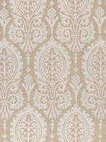 Sir Thomas Embroidery Flax Fabric W772569 by Thibaut Fabrics for sale at Wallpapers To Go