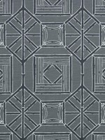 Shoji Panel Grey Fabric F975520 by Thibaut Fabrics for sale at Wallpapers To Go