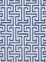 Ming Trail Navy Fabric W775471 by Thibaut Fabrics for sale at Wallpapers To Go