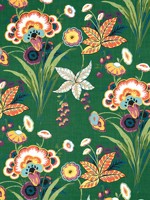 Pasadena Emerald Fabric F920849 by Thibaut Fabrics for sale at Wallpapers To Go