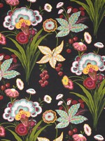 Pasadena Black Fabric F920853 by Thibaut Fabrics for sale at Wallpapers To Go