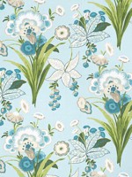 Pasadena Spa Blue Fabric F920855 by Thibaut Fabrics for sale at Wallpapers To Go