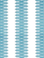 Nola Stripe Embroidery Aqua Fabric W720811 by Thibaut Fabrics for sale at Wallpapers To Go
