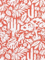 Botanica Coral Fabric W74619 by Thibaut Fabrics for sale at Wallpapers To Go