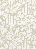 Botanica Sand Fabric W74626 by Thibaut Fabrics for sale at Wallpapers To Go