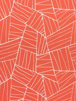 Jordan Coral Fabric W74650 by Thibaut Fabrics for sale at Wallpapers To Go