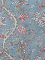 Chatelain Robins Egg Fabric F910847 by Thibaut Fabrics for sale at Wallpapers To Go