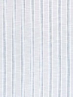 Southport Stripe Sterling and Cobalt Fabric W73484 by Thibaut Fabrics for sale at Wallpapers To Go