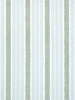 Topsail Stripe Seafoam and Kelly Green Fabric W73517 by Thibaut Fabrics for sale at Wallpapers To Go