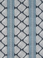 Austin Black and Mineral Blue Fabric F913250 by Thibaut Fabrics for sale at Wallpapers To Go